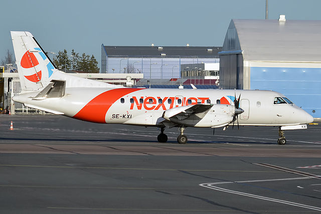Nextjet,_SE-KXI,_Saab_340B_(16895461369)
