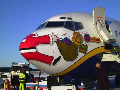 Bildresultat fÃ¶r santa claus aircraft