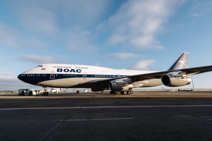 Retro-Boeing firar British Airways 100&nbsp;år