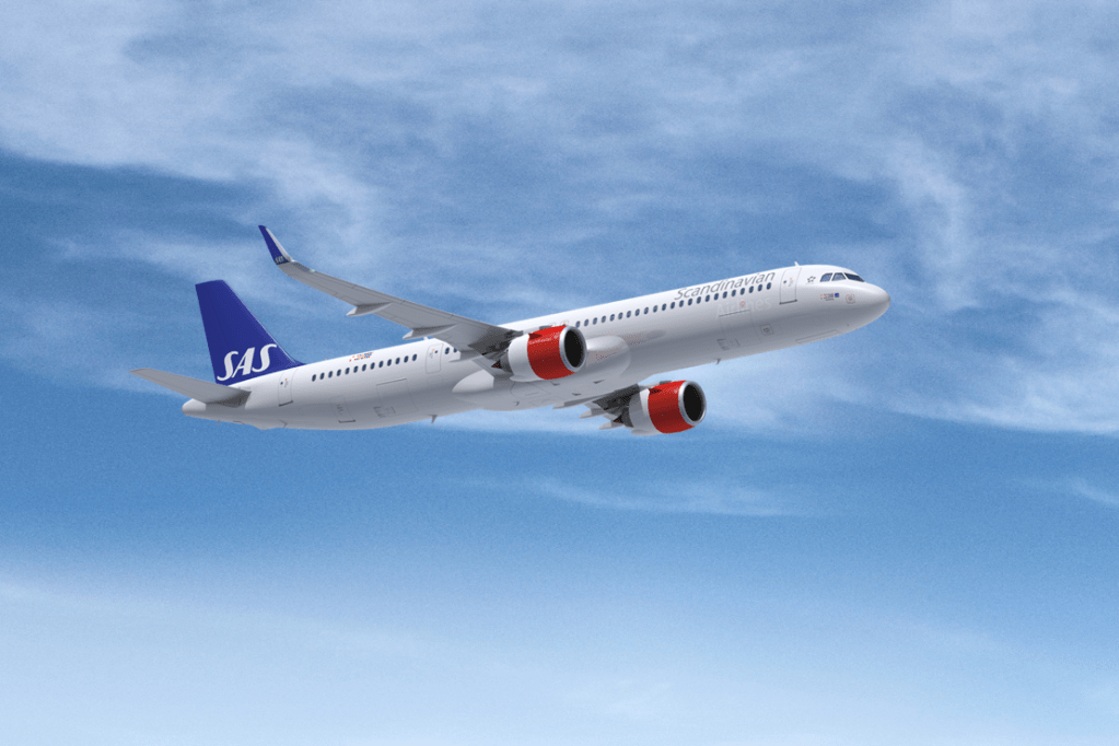 SAS A321LR försenade