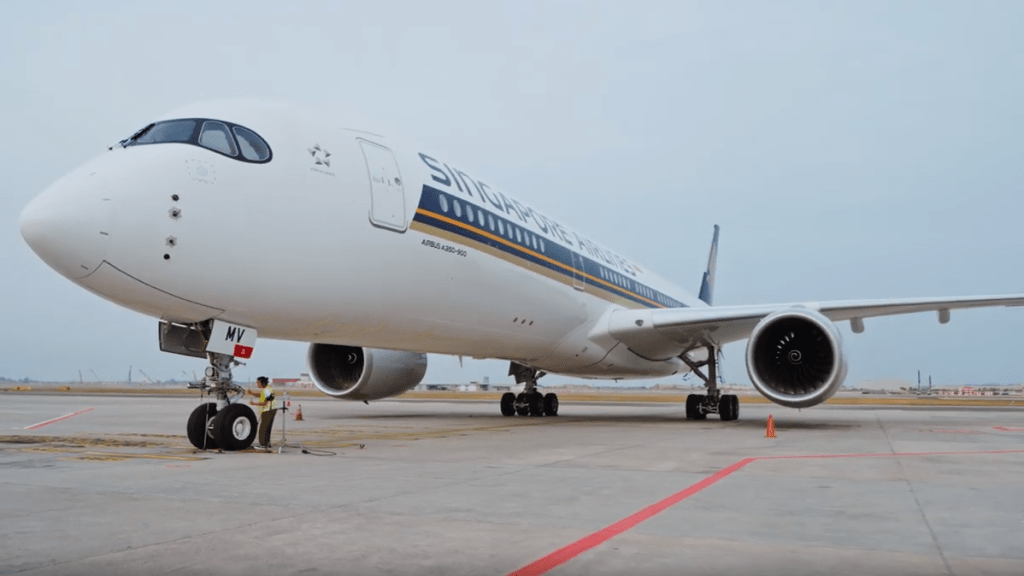 Ljud från en Airbus A350 har blivit musik