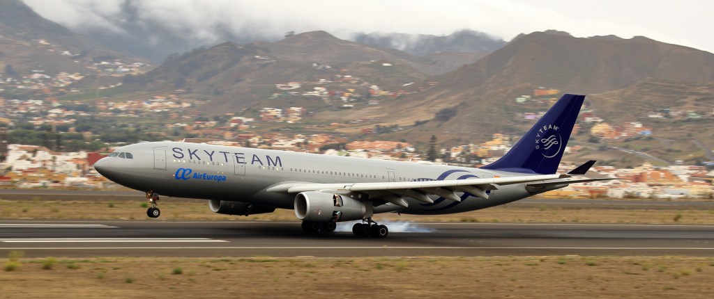Air Europa med Airbus A330 till Arlanda