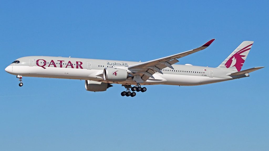 A350-1000 på Arlanda när Qatar Airways ökar