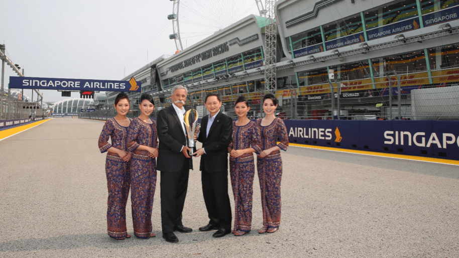 Singapore Airlines fortsätter sponsra Formel 1
