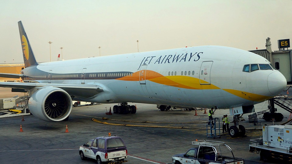 Jet Airways stoppar samtliga&nbsp;flygningar