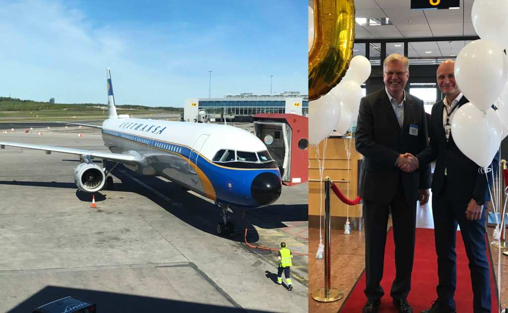 Lufthansa firar 60 år i Sverige