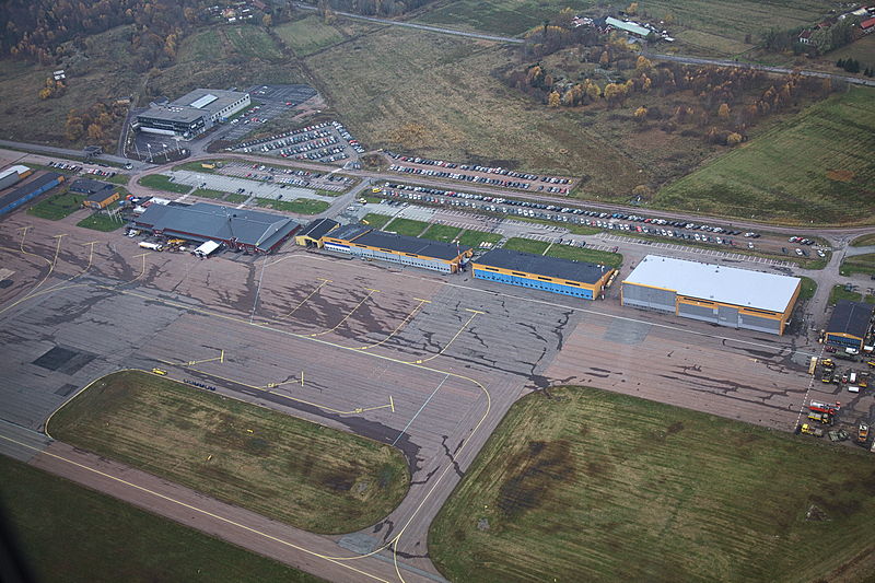 Flygplan har voltat på Säve flygplats